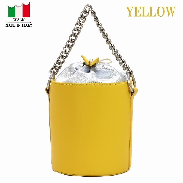 イタリアチェーン付きミニバッグ-グッシオMADE IN ITALY- - GUSCIO ...