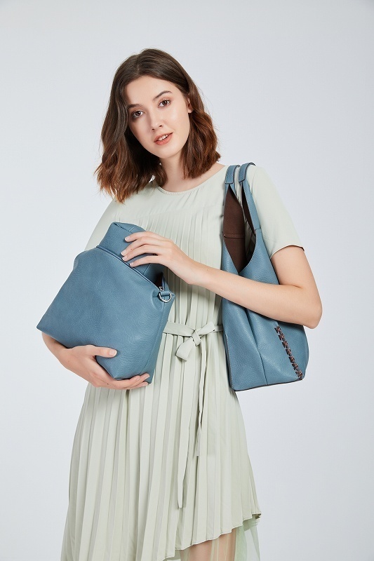 3点セット トートバッグ ショルダーバッグ ポーチ 手編み 親子トートバッグ