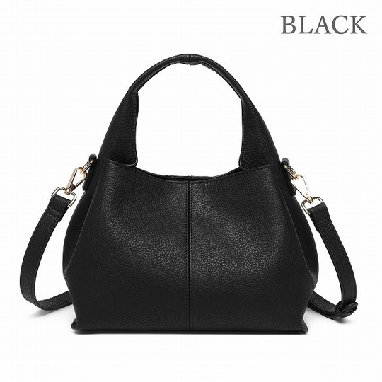 GUSCIO グッシオ ショルダーバッグ 牛革 2WAY 斜め掛け 鞄 ブラック グッシオ GUSCIO 【グッシオレザー】本革 ウォレットショルダー