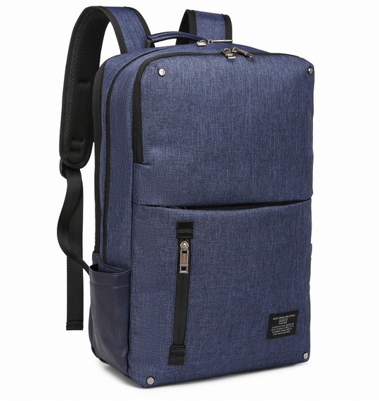 新品 GUSCIO メンズリュック ネイビー 42cm - メルカリ