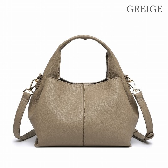 【新品同様】伊と忠　利休バッグ　グレージュ 18-1195 牛革ショルダーバッグ - GUSCIO グッシオオフィシャルサイト