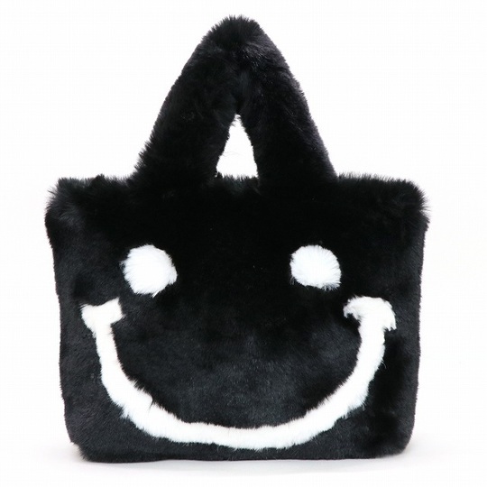 にこちゃん フェイクファー スクエア型ハンドバッグ - GUSCIO グッシオ